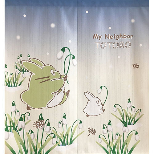 My Neighbor Totoro Japanese Doorway Curtain Noren Snow Drop Studio Ghibli Japan