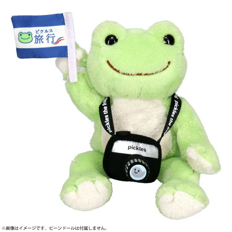 Pickles the Frog Costume for Bean Doll Plush Travel Set Japan