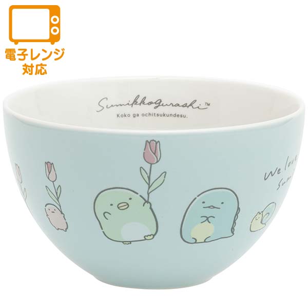 Sumikko Gurashi Pottery Bowl Tulip San-X Japan