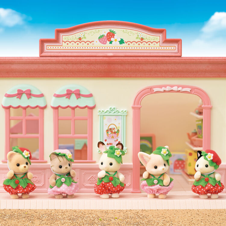 Sylvanian Families Strawberry Baby 5 Doll Set EPOCH Japan Limit 2023