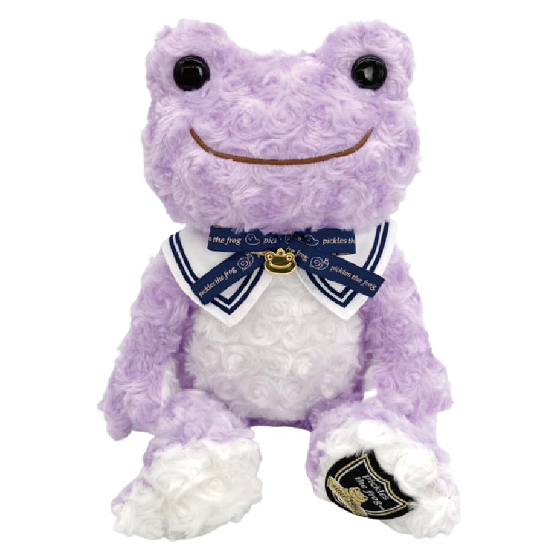 Pickles the Frog Plush Doll Purple Favori Japan