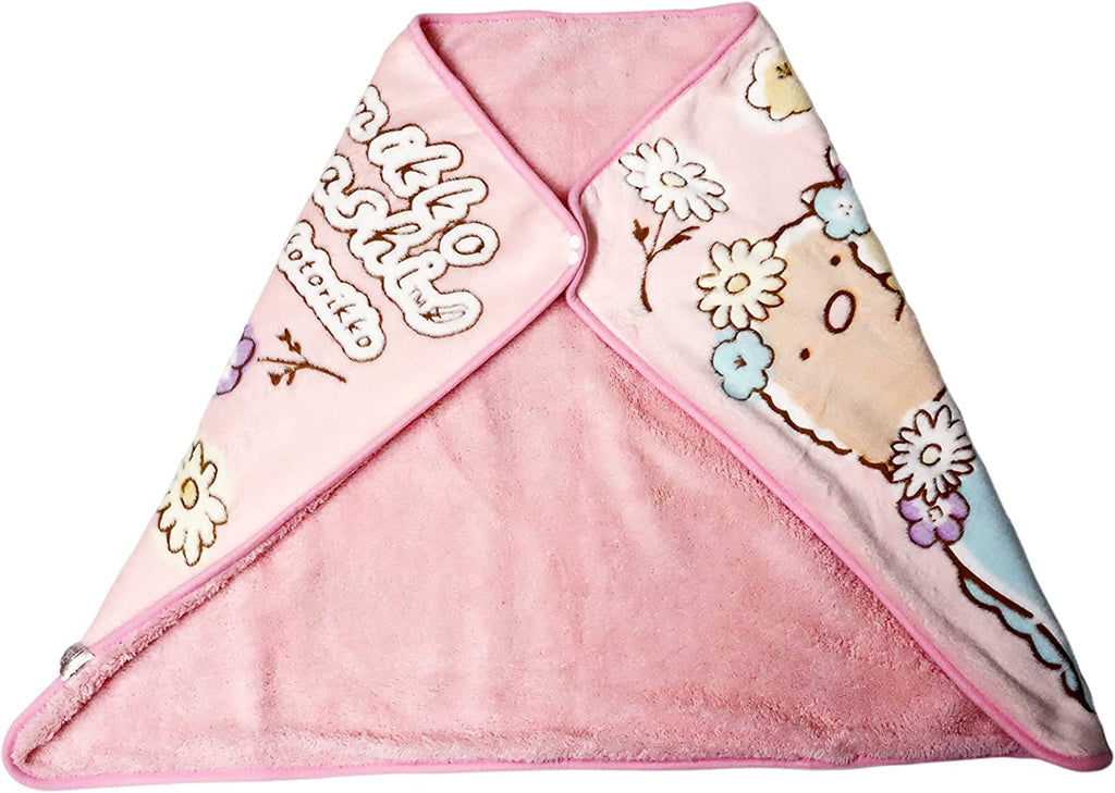 Sumikko Gurashi Blanket with Button Winter Items Pink San-X Japan