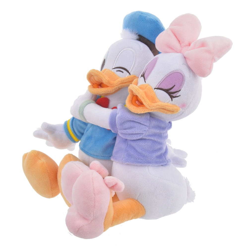 Daisy & Donald Plush Doll Happy Hug Disney Store Japan