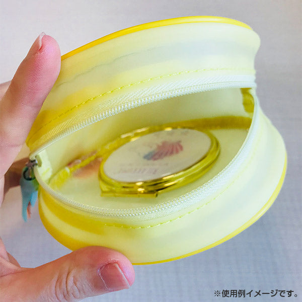 Rilakkuma Round Pouch Yellow Shell Series San-X Japan