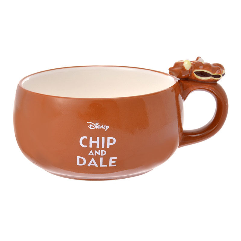 Chip & Dale Soup Mug Cup Relax Disney Store Japan