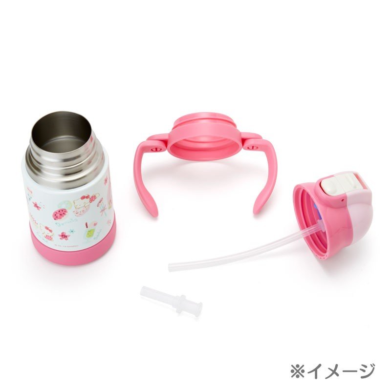 The Runabouts Stainless Training Straw Mug Cup Sanrio Japan Baby Feeding