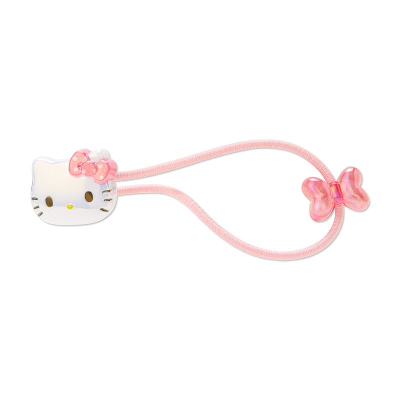 Hello Kitty Ponytail Holder M Heart Ribbon Sanrio Japan