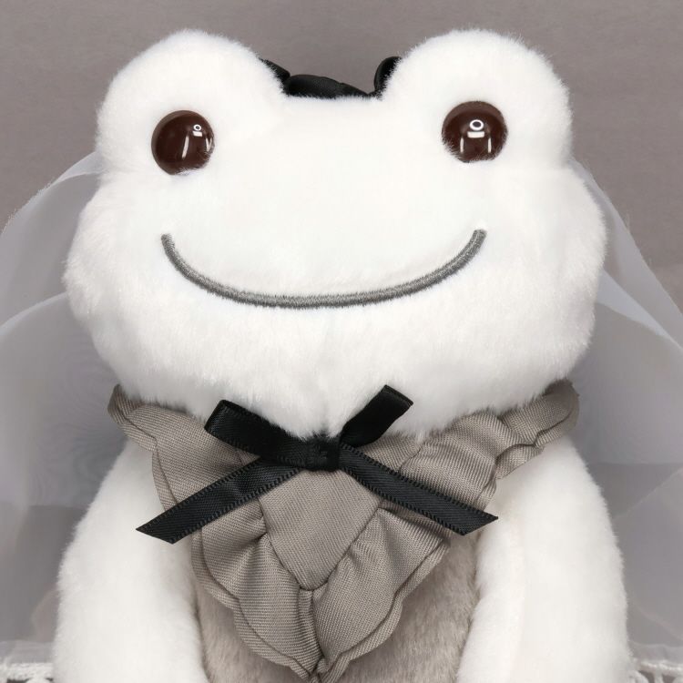 Pickles the Frog Bean Doll Plush Bride with Black Rose Premium Shop Japan Limit