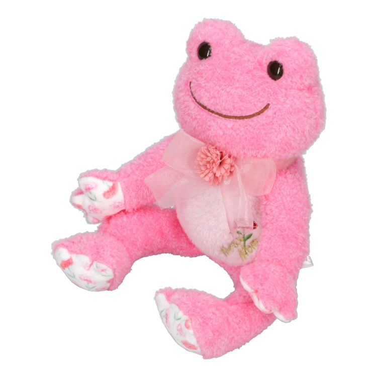 Pickles the Frog Bean Doll Plush Merci Mom 15 Japan