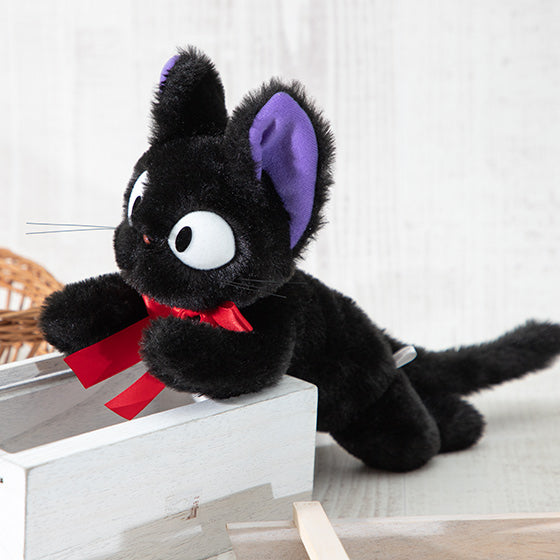 Kiki's Delivery Service Jiji Fluffy Plush Doll S Crawl Studio Ghibli Japan