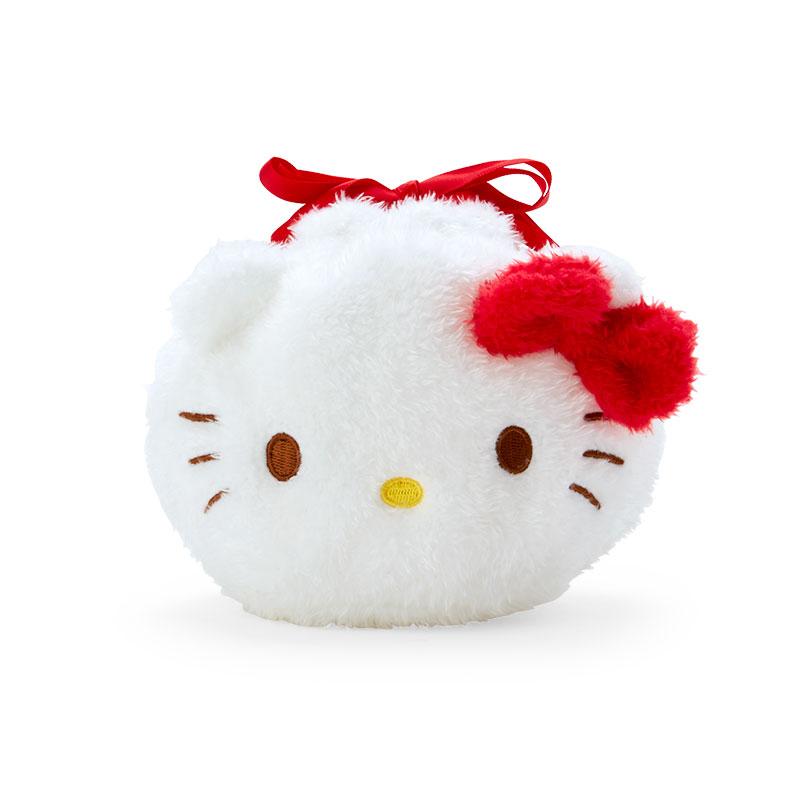 Hello Kitty Drawstring Pouch Round Sanrio Japan