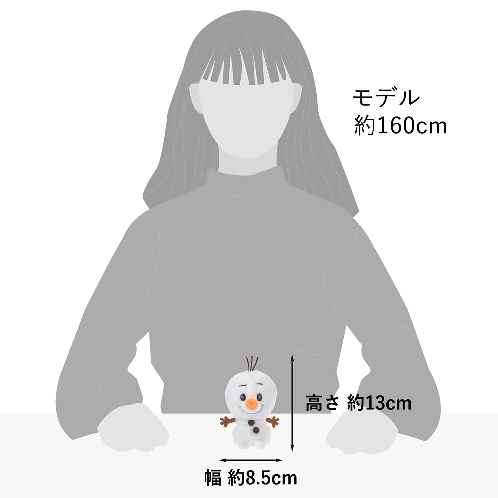 Frozen Olaf Plush Doll Urupocha-chan Disney Store Japan 2023