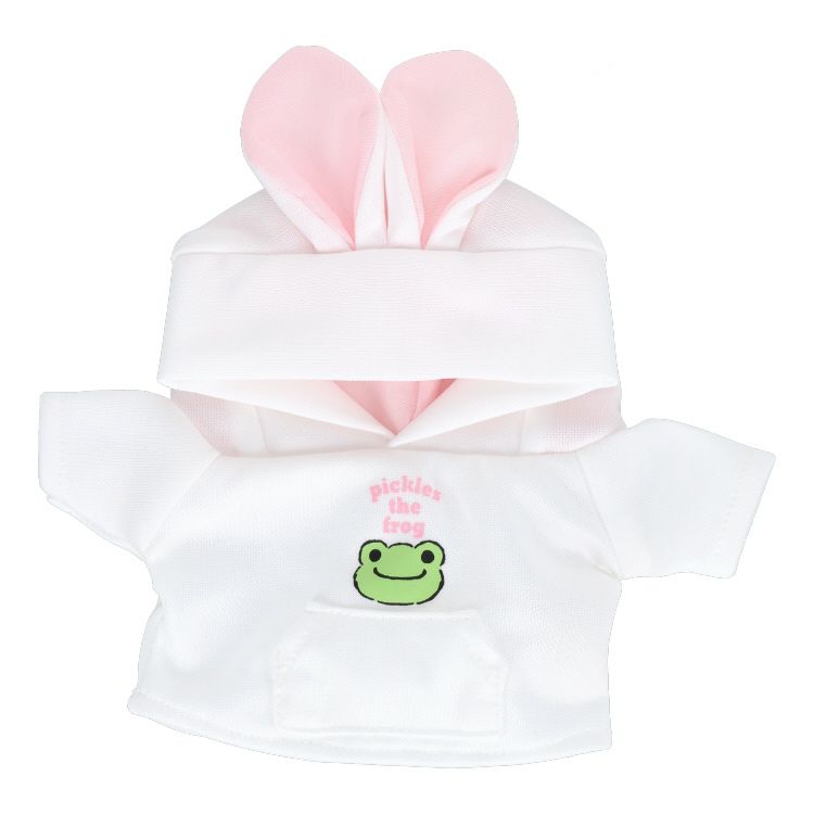 Pickles the Frog Costume for Bean Doll Plush Rabbit Hoodie Japan