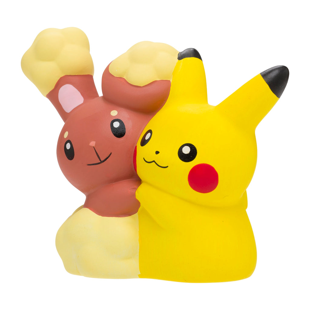 Pikachu & Buneary Mimirol Ceramic Decoration Yakushigama Pokemon New Year Japan