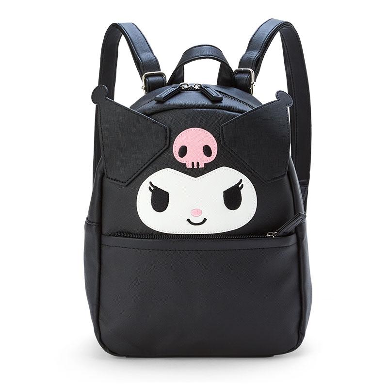 Kuromi Backpack Face Shape Black Sanrio Japan