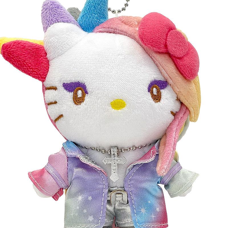 yoshikitty Plush Mascot Holder Keychain Pastel Moon Sanrio Japan YOSHIKI