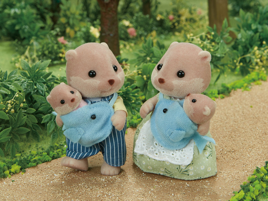 Otter Family Doll Set FS-32 Sylvanian Families Japan Calico Critters EPOCH