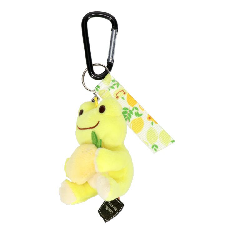 Pickles the Frog Plush Keychain Lemon Fruits Marche Japan