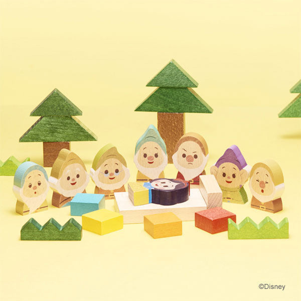 Snow White KIDEA Toy Wooden Blocks Set Disney Store Japan
