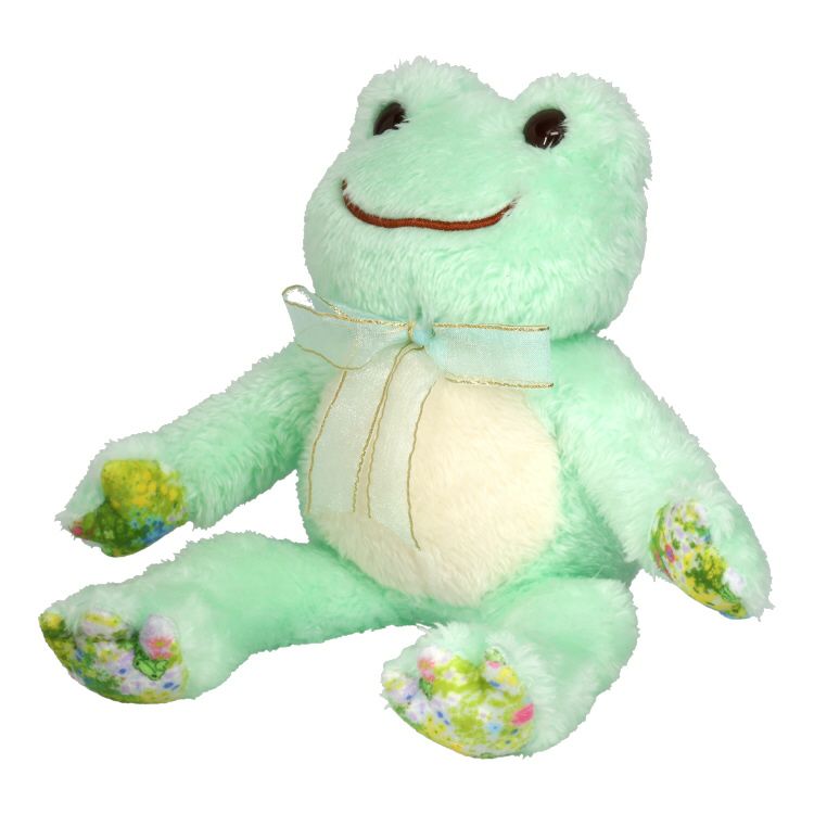 Pickles the Frog Bean Doll Plush Pastel Garden Mint Japan 2024