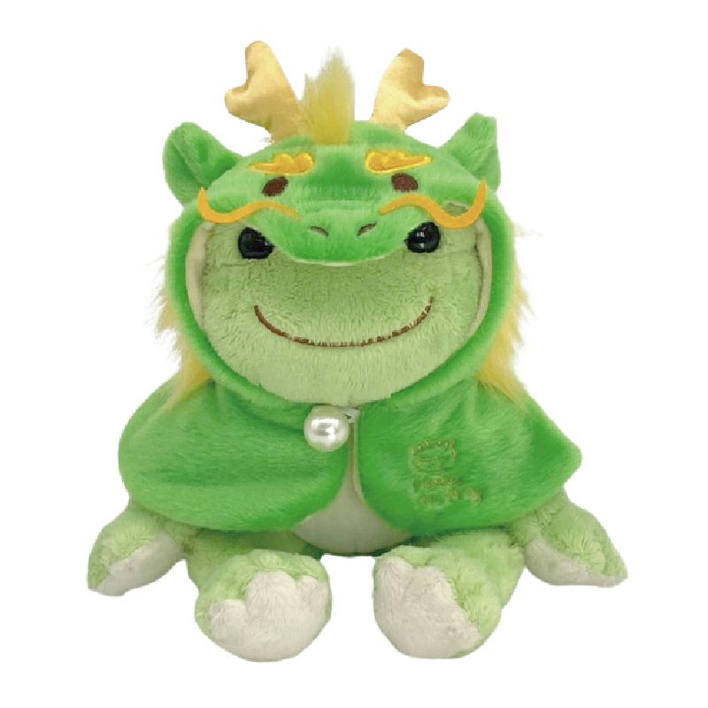 Pickles the Frog Costume for Bean Doll Plush Dragon Poncho Japan New Year