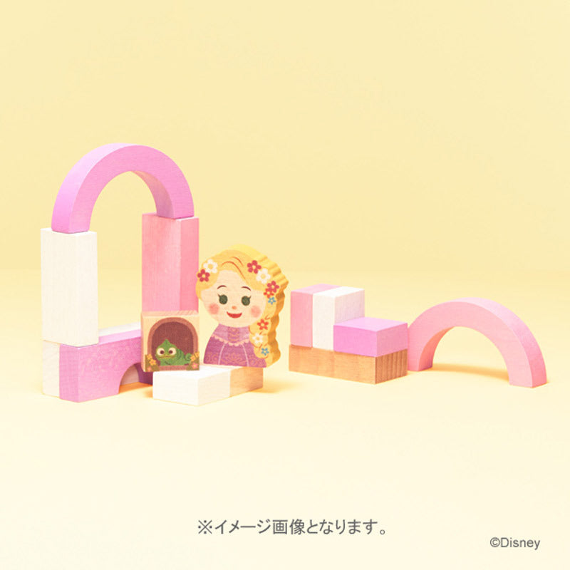 Tangled Rapunzel KIDEA Toy Wooden Blocks Disney Store Japan