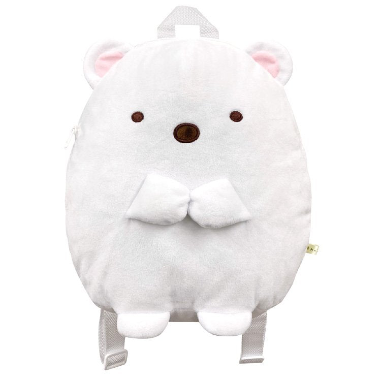 Sumikko Gurashi Shirokuma Bear Kids Plush Backpack San-X Japan