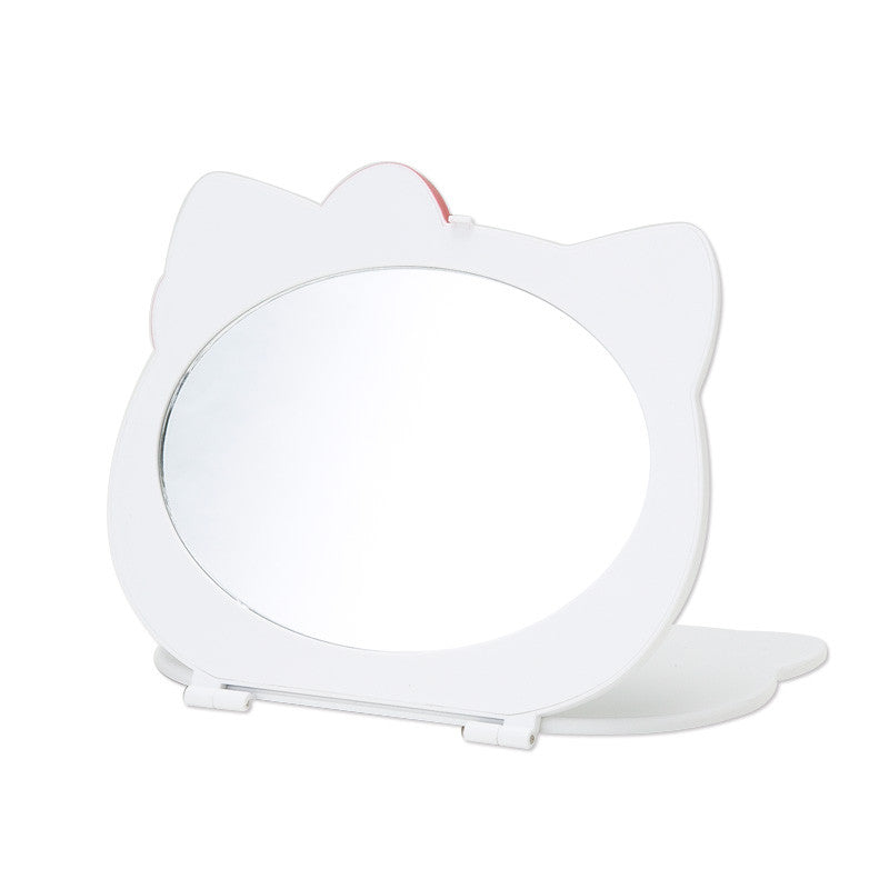 Hello Kitty face-type Folding Mirror white Sanrio Japan