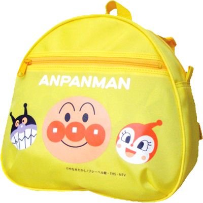 Anpanman Backpack Day Bag Yellow Japan Kids ANW-2800