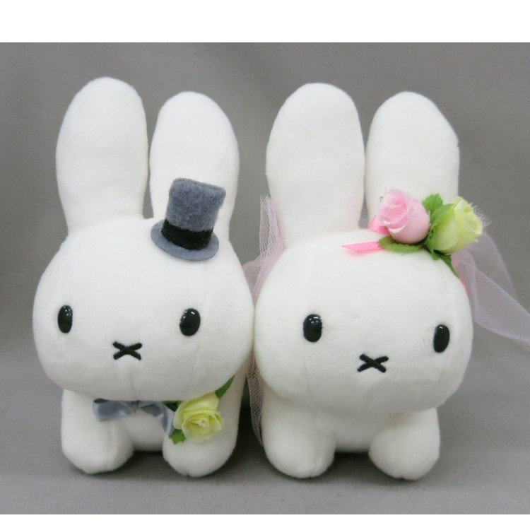 Miffy Plush Doll Wedding Set Rabbit Japan Dick Bruna