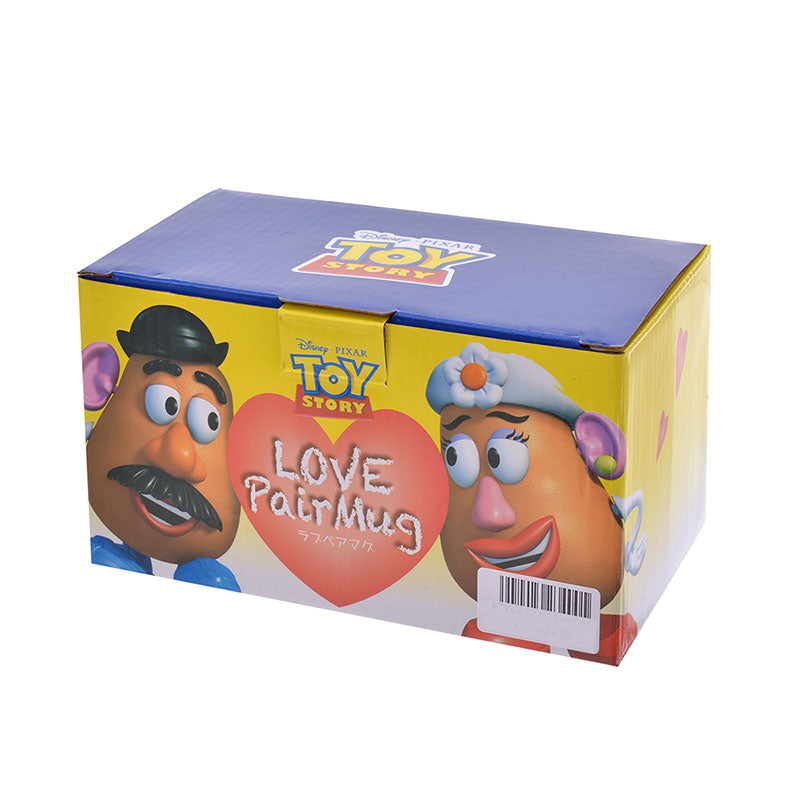 Toy Story Mr. & Mrs. Potato Head Pair Mug Cup LOVE Disney Store Japan