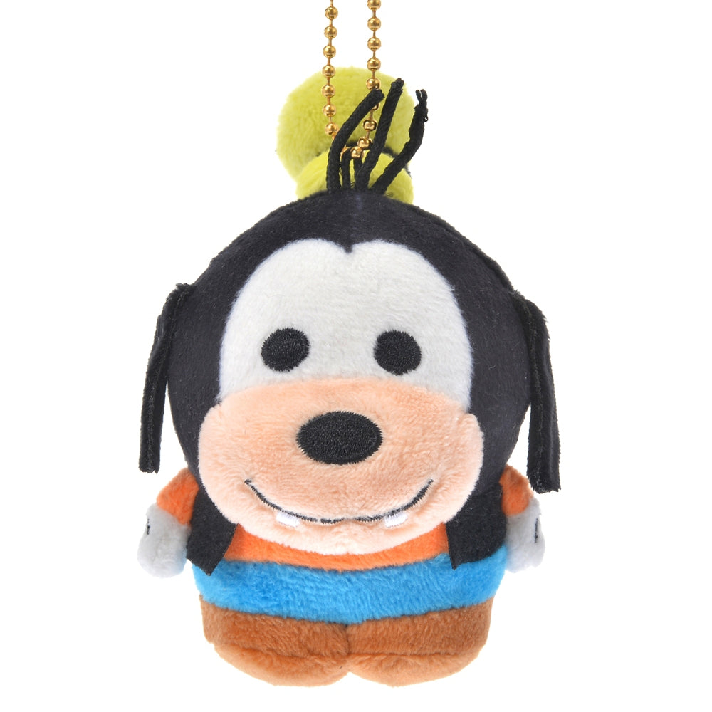 Goofy Plush Keychain MUCCHI POCCHI Disney Store Japan