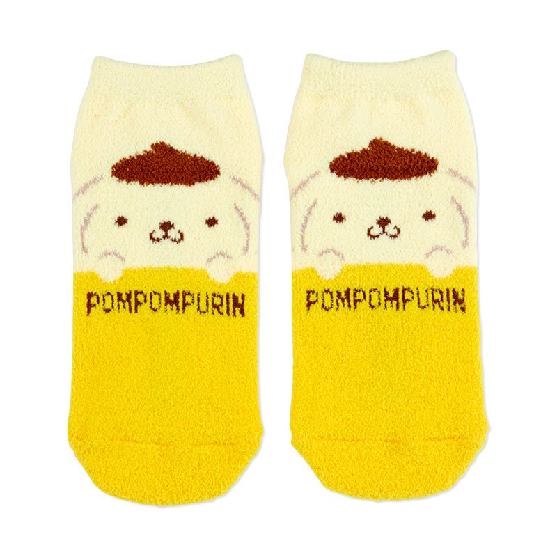 Pom Pom Purin Socks Mokomoko Fluffy 23-25cm Sanrio Japan