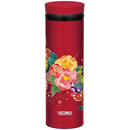 Thermos Japan Stainless Bottle 500ml Peony Red Tumbler JNY-502 BTN