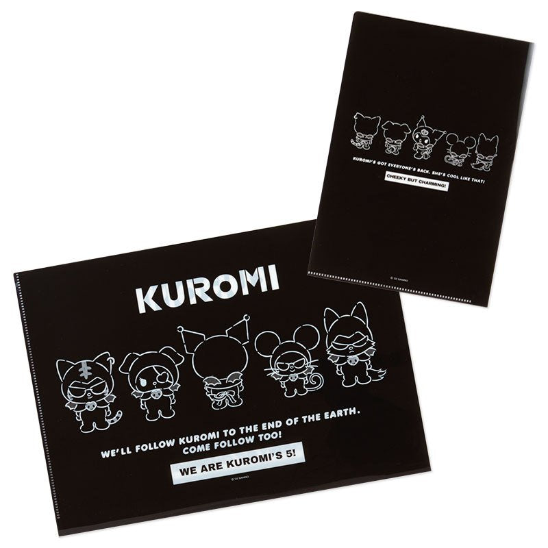 Kuromi File Holder Set We are KUROMIES 5 Sanrio Japan
