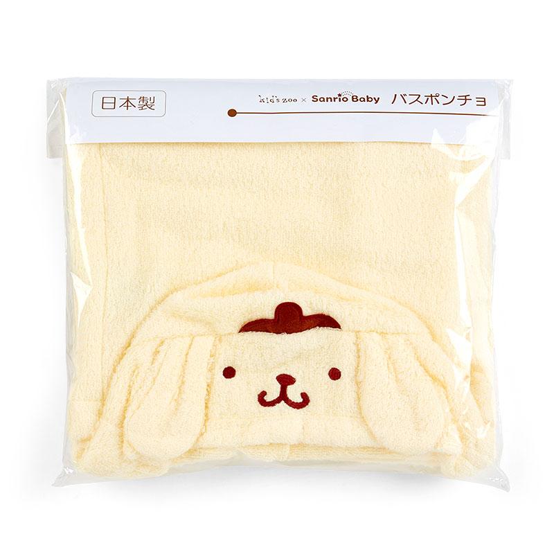 Pom Pom Purin Baby Bath Towel Poncho Sanrio Japan