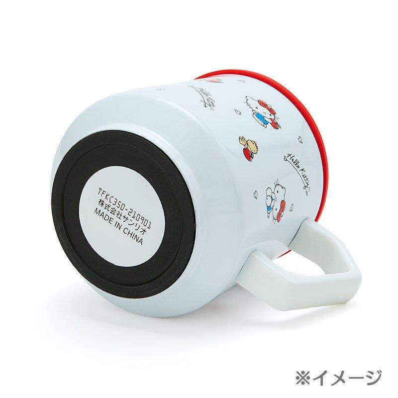 Kuromi Stainless Mug Cup with Lid 350ml Sanrio Japan