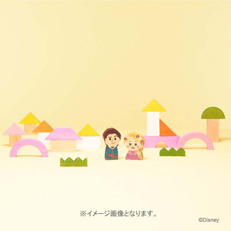 Tangled Rapunzel KIDEA Toy Wooden Blocks Disney Store Japan