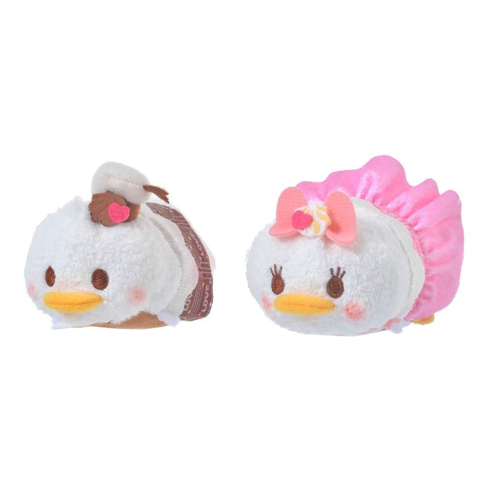 Daisy Donald Tsum Tsum Plush Doll BOX Disney Store Japan Valentine's Day 2022