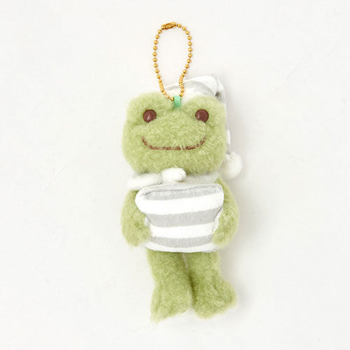 Pickles the Frog Plush Keychain Relax Room Green Japan