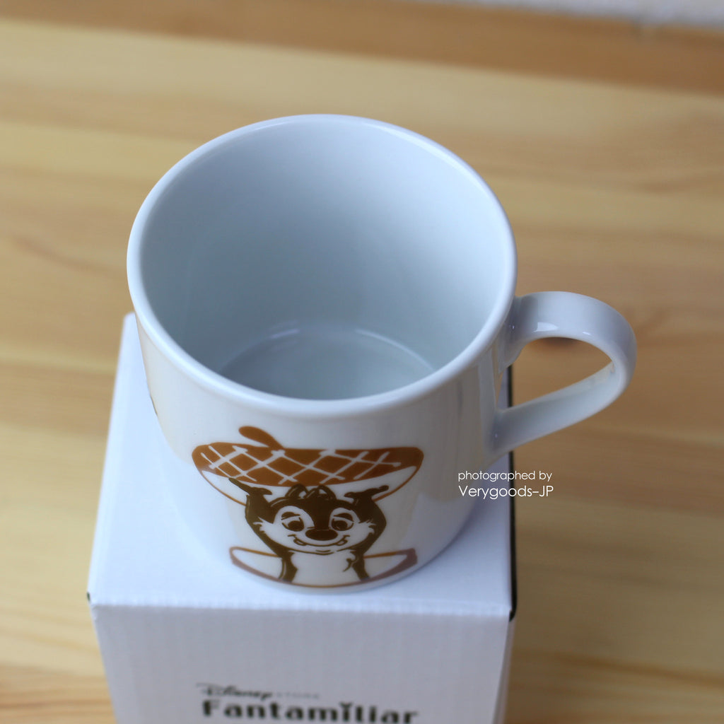 Chip & Dale Ceramic Mug Cup Disney Store Japan Premium gift