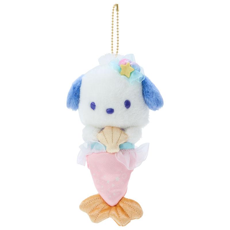 Pochacco Plush Mascot Holder Keychain Mermaid Sanrio Japan