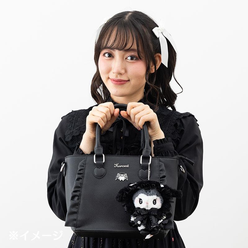Kuromi Plush Mascot Holder Keychain Moonlit Night Melokuro Sanrio Japan 2023
