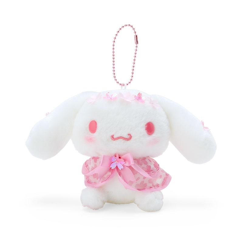 Cinnamoroll Plush Mascot Holder Keychain Sakura Sanrio Japan 2024