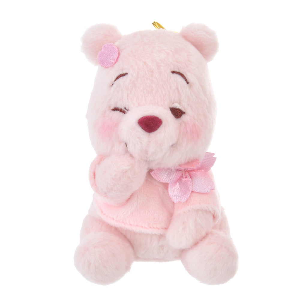 Winnie the Pooh Plush Keychain SAKURA Disney Store Japan 2024