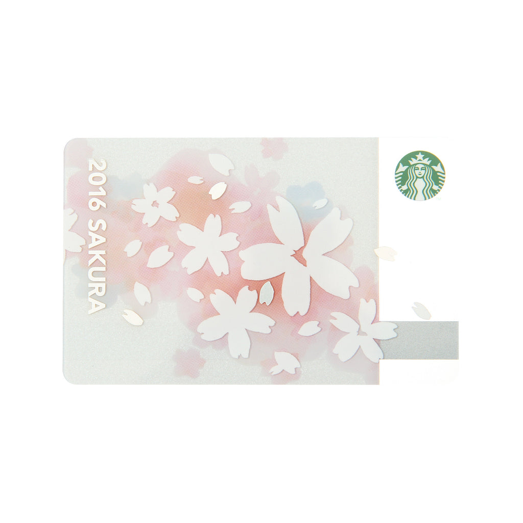 Starbucks Japan SAKURA 2016 Serene Gift Card w/ sleeve