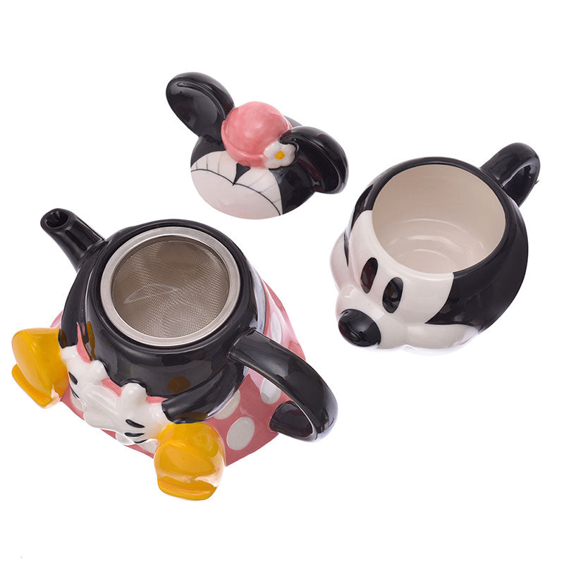 Minnie Tea for one Teapot & Cup Set Body Disney Store Japan