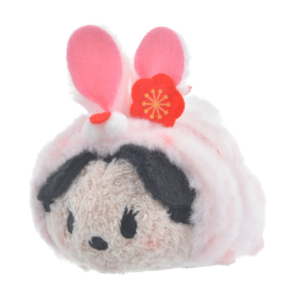 Minnie Tsum Tsum Plush Doll mini S Rabbit Disney Store Japan New Year