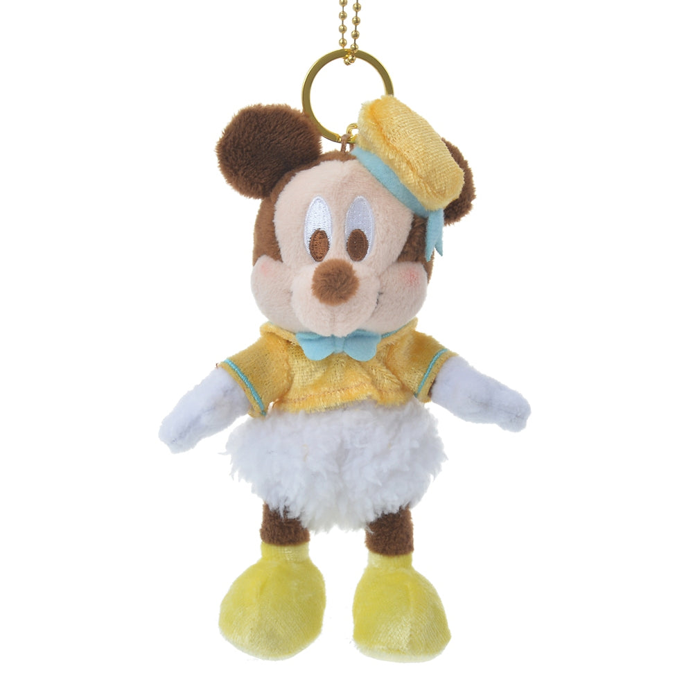 Mickey Plush Keychain Pastel Sailor Disney Store Japan