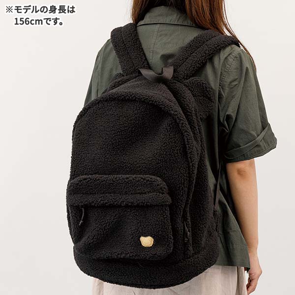 Rilakkuma Backpack Boa Ear Black San-X Japan 2023 Limit